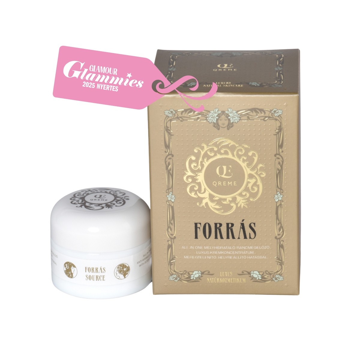 A legjobb arcápoló (luxus): Qreme Forrás arckrém