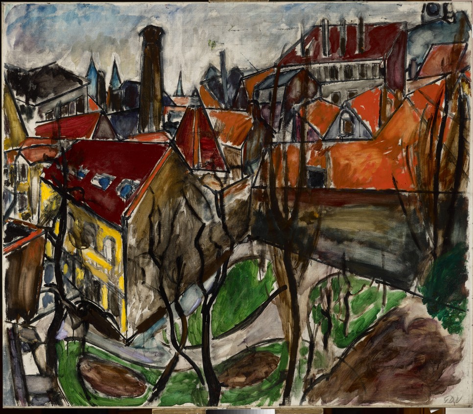 A 2019-ben előkerült Kilátás Bruges-re című Dénes Valéria remekmű