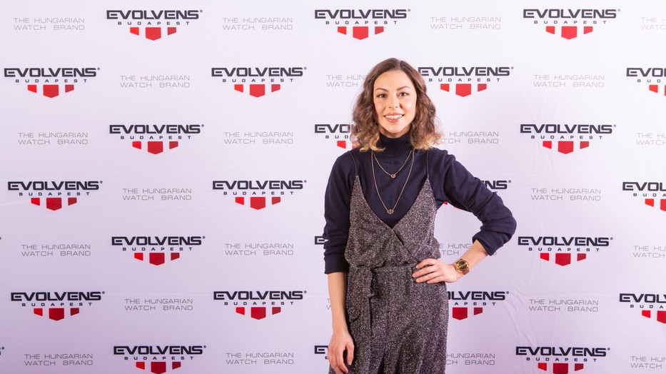 Laura a kollekció sajtóeseményén / Fotó: Ravasz Balázs