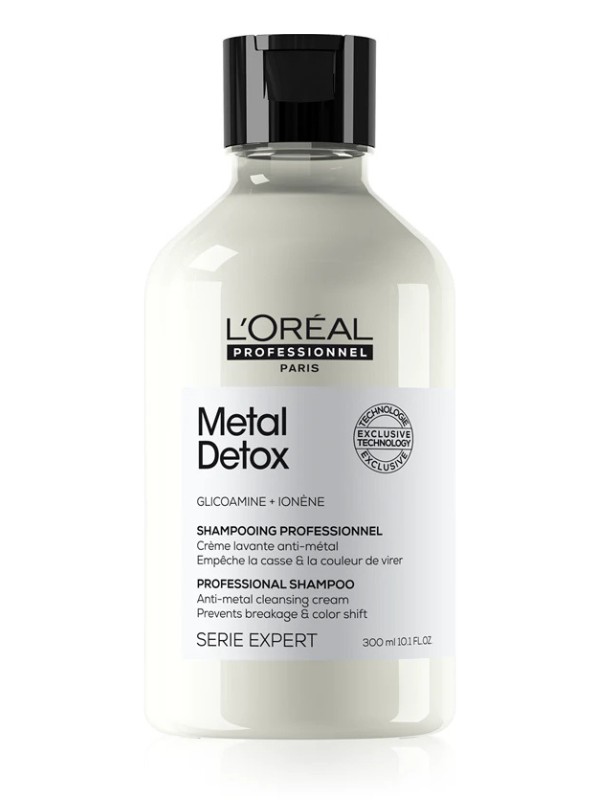 Metal Detox mélyen tisztító sampon a festett és károsult hajra L'ORÉAL PROFESSIONEL 12 834 Ft/300 ml (42,78 Ft/1 ml)
