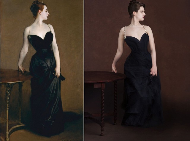 Modellek reprodukálták a leghíresebb festményeket, az eredmény zseniális