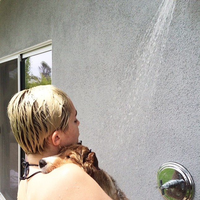 Legjobb együtt fürdeni kint...