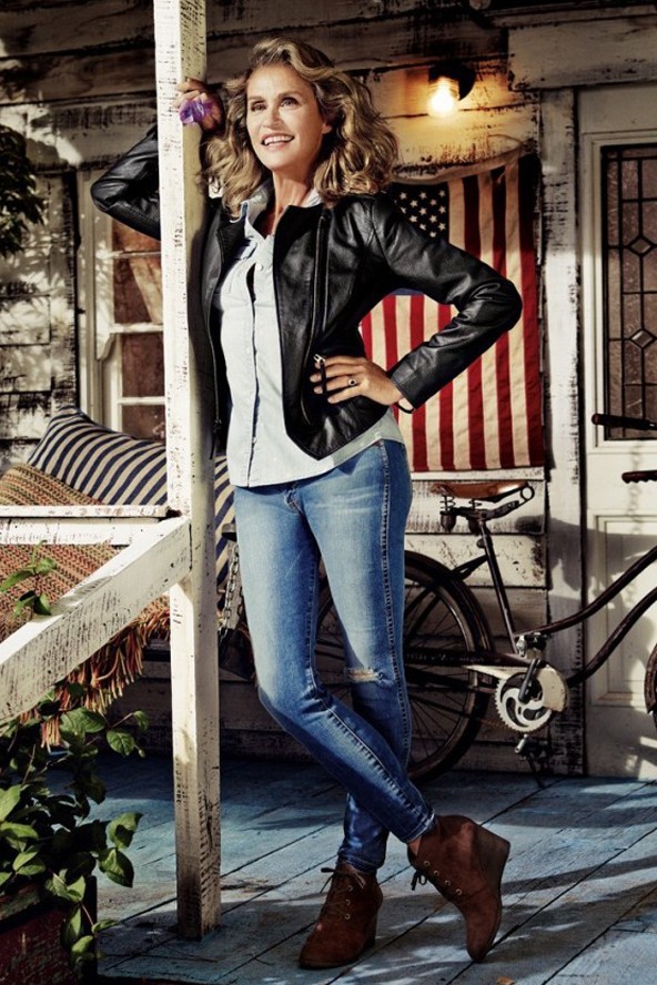 Lauren Hutton a Lucky kampányában idén, 69 évesen