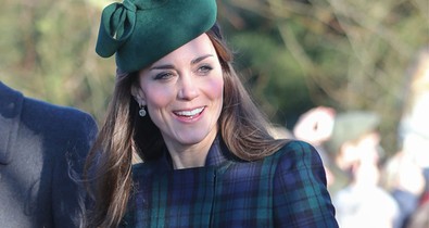 Karácsony Kate Middleton-módra