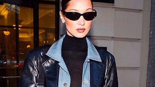 Bella Hadid megmutatja, hogyan kombináld a farmert és a bőrt!