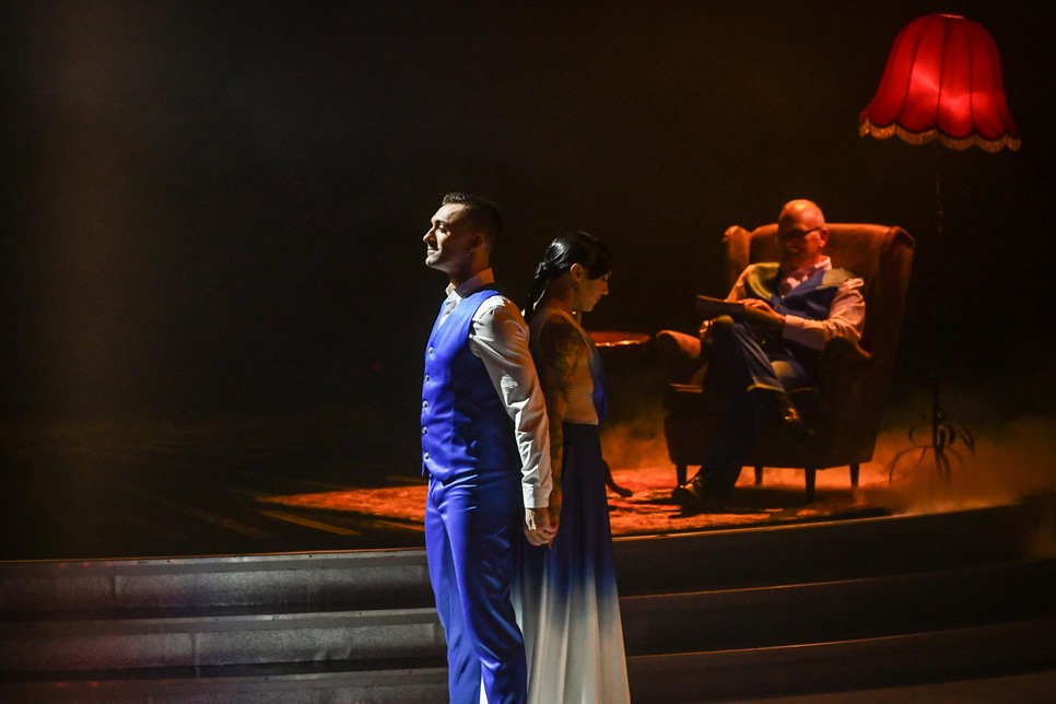 Szabó Papp Máté Bence, Tóth Gabi és az énekesnő édesapja, Tóth István a Dacing with the Stars harmadik adásában