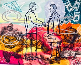 Soós Nóra kiállítása a Képező Galériában látható