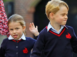 György herceg és Sarolta hercegnő a legcukibbak a suli első napján