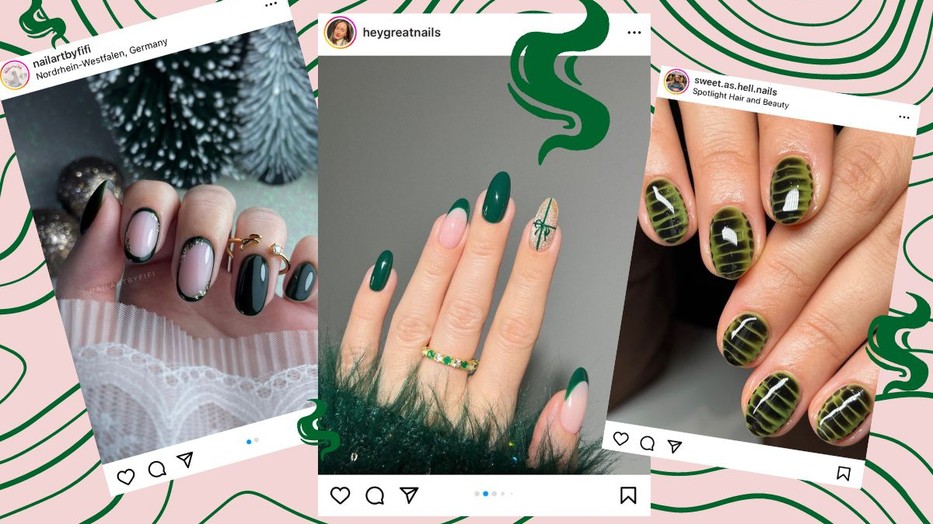 Az idei tél egyik legnagyobb trendszíne a zöld körmök terén