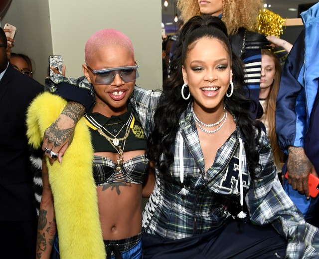 Slick Woods és Rihanna