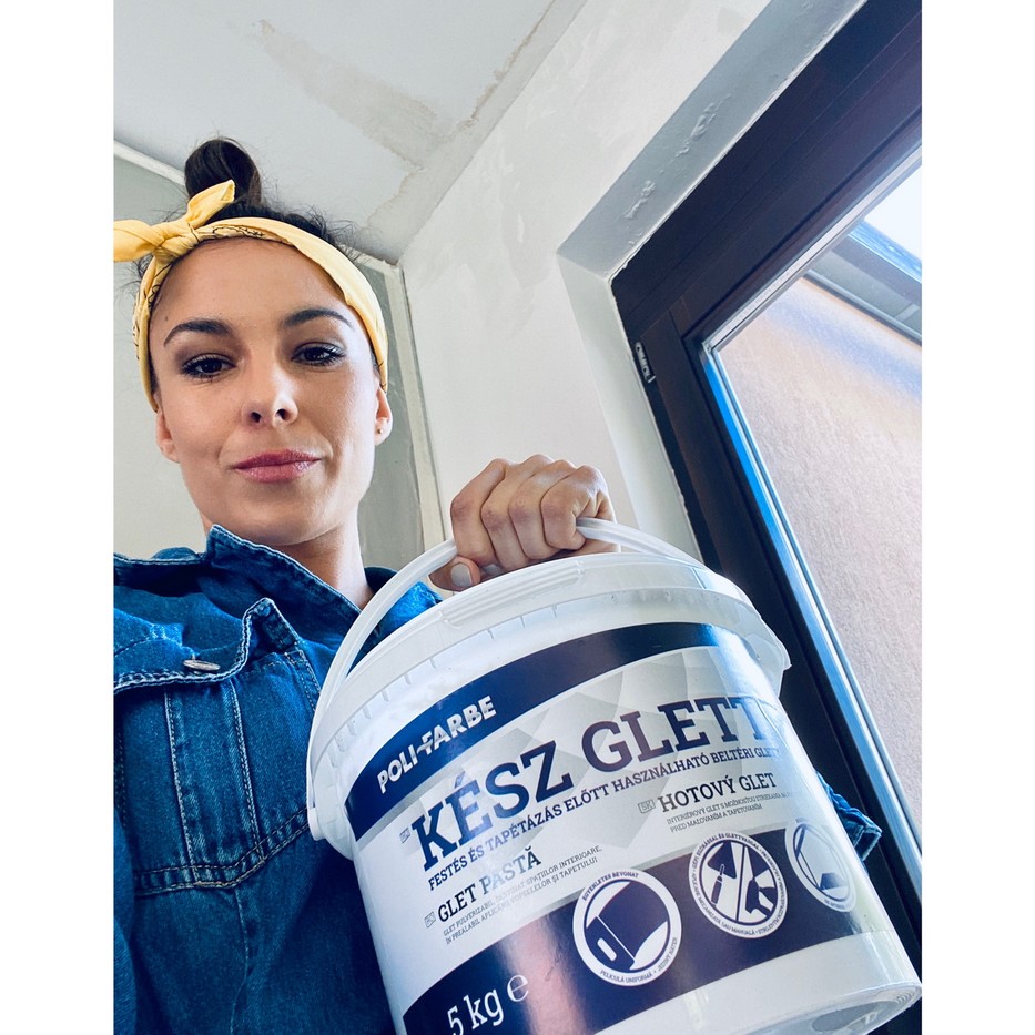 Molnár Andi és a férje a karantén alatt festették ki a lakásukat - Az eredmény magáért beszél