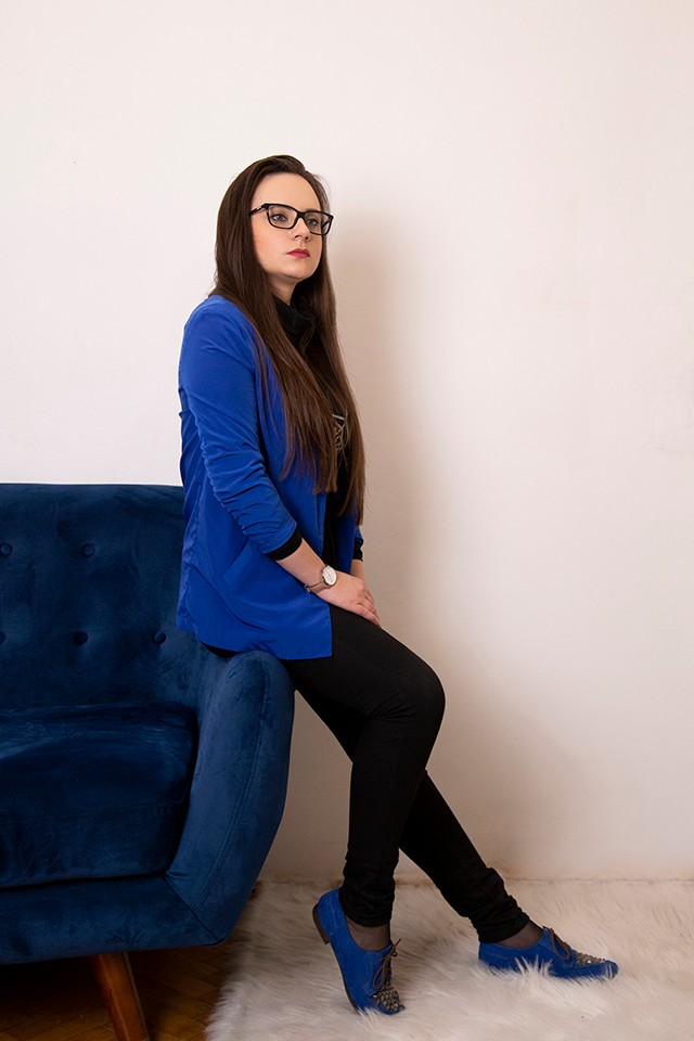 Tóth Helga az irodai munkához is mutat egy szuper szettet