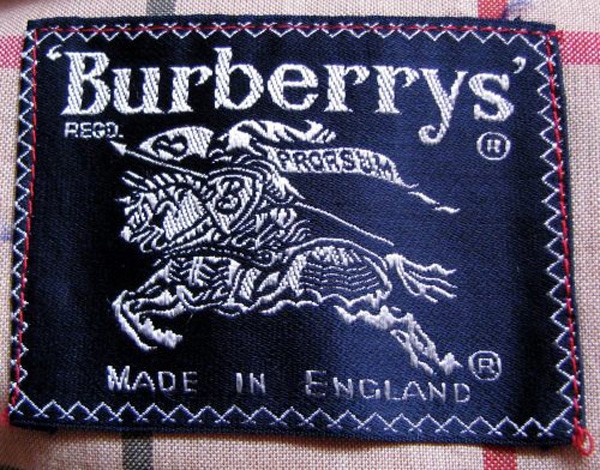 A Burberry régi logója