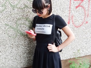 Ma saját kreációban Evelin