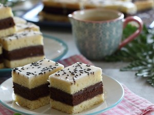 Egy kis nyalánkság hét közepére: Napolitain szelet