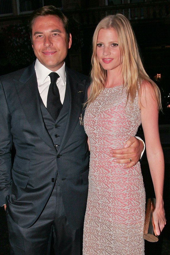 Lara Stone és férje, David Walliams 