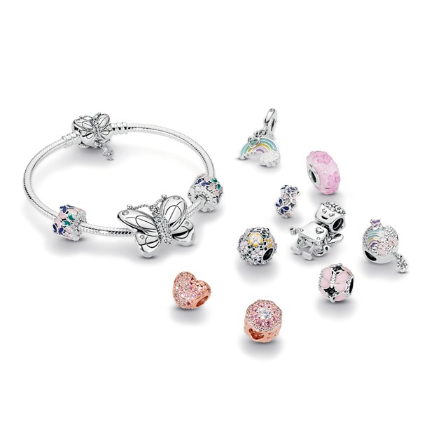 Ezüst lánc charmokkal PANDORA 22500 Ft, 10500-20900 Ft