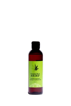 HEMP Kendermagolajos növényi masszázsolaj YAMUNA 1890 Ft/200 ml (9,45 Ft/1 ml)