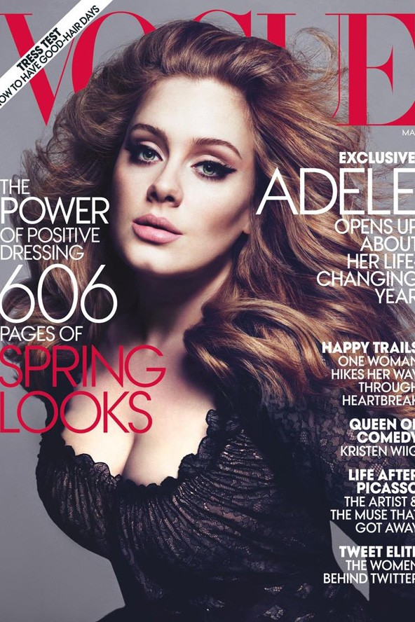 Adele az amerikai Vogue címlapján