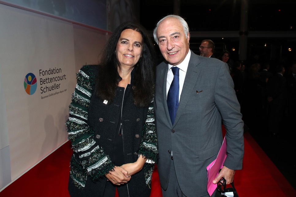 Francoise Bettencourt Meyers és férje, a ettencourt Schueller Alapítvány alelnöke, Jean-Pierre Meyers