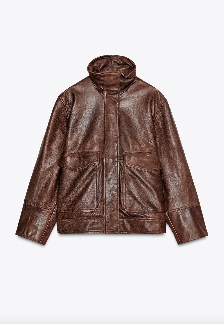 Bőrdzseki ZARA 85 995 Ft