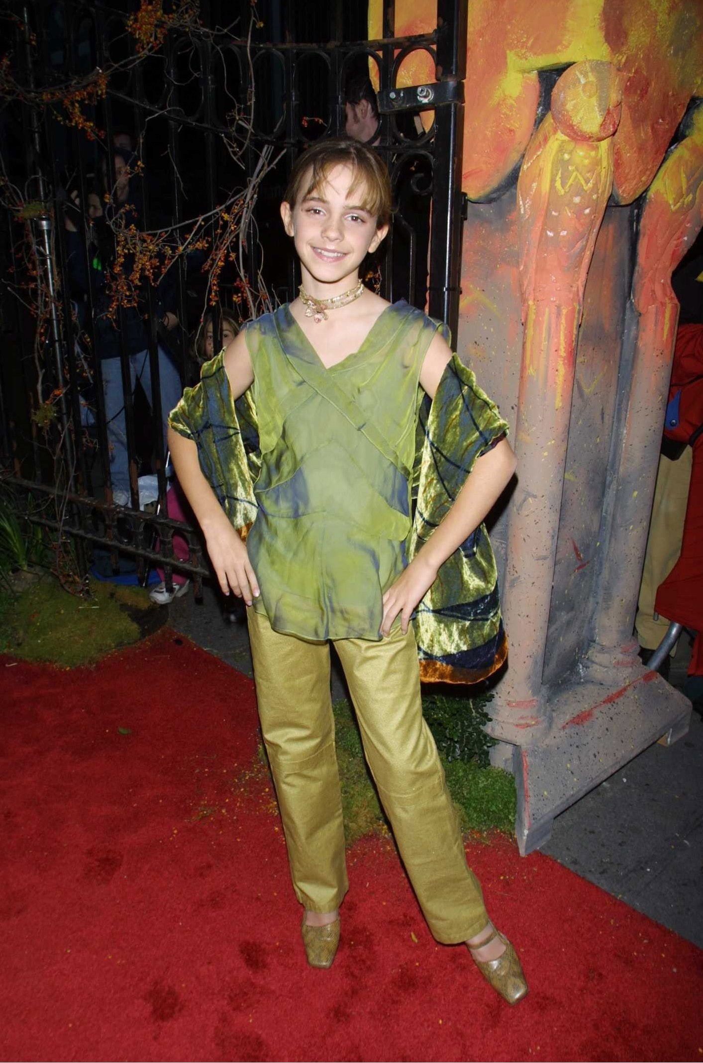 Emma Watson az első Harry Potter New Yor-ki premierjén, 2001-ben