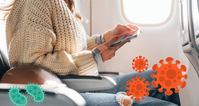 Hemzsegnek a baktériumok a repülőgép fedélzetén: ezekhez inkább ne nyúlj, ha jót akarsz magadnak