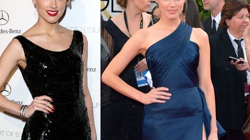 Amber Heard a hétvégén igencsak kitett magáért