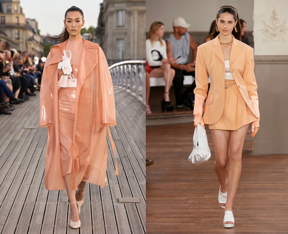 Alaïa és Patou kifutóján így fest az év Pantone színe a Peach Fuzz