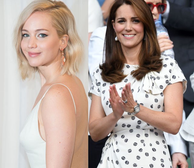 Jennifer Lawrence felvette Kate Middleton ruhájának bevállalós változatát