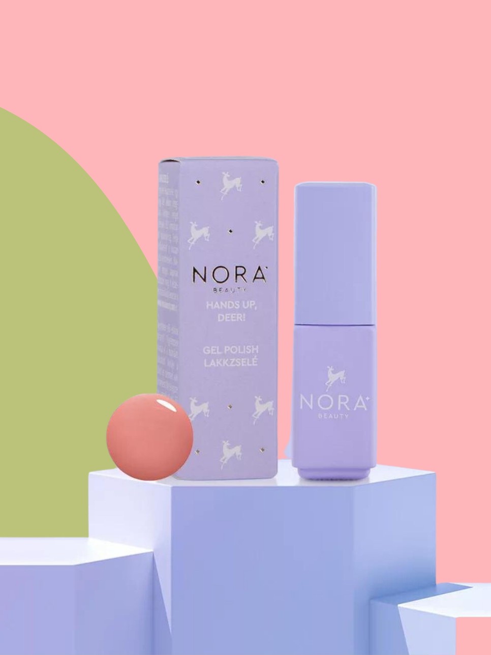 Lakkzselé (HD-02 Peach Perfection) NORA Beauty 3299 Ft