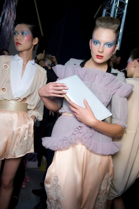 Viktor & Rolf backstage.