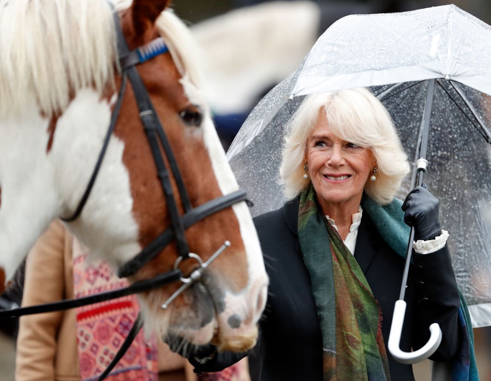 Kamilla királyné imádja a lovakat