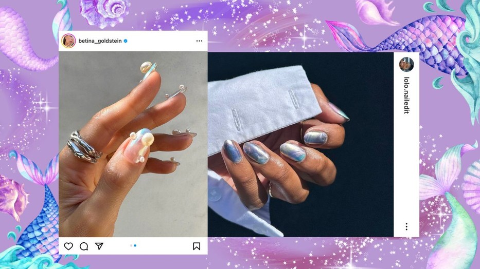 Válaszd a sellő körmök körömtrendet a legmenőbb nyári körömszettért!