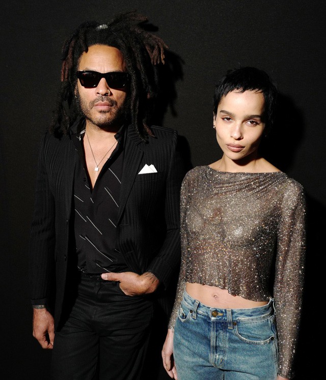 Lenny Kravitz és Zoe Kravitz