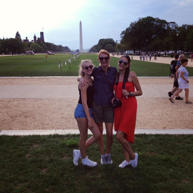 Vanessa édesanyja és húgai Washingtonban is töltöttek két napot. Azt mondták, hogy olyan a főváros, mintha Európában lenne.
