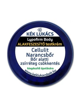 Lypofirm Body feszesítő krém testre KÉK LUKÁCS 8985 Ft/100 ml (89,95 Ft/1 ml)