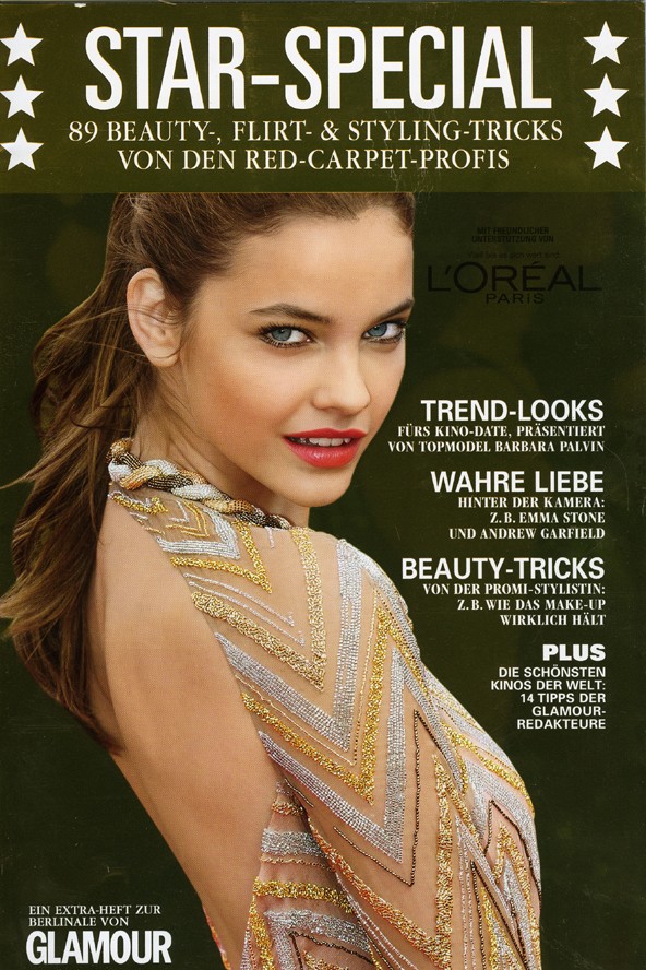 Palvin Barbi a német GLAMOUR sztármellékletének címlapján