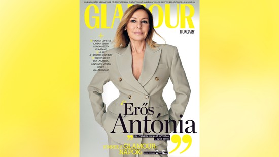 Erős Antóniával a címlapon megjelent a GLAMOUR szeptember-októberi száma, jönnek a 20 éves GLAMOUR-napok