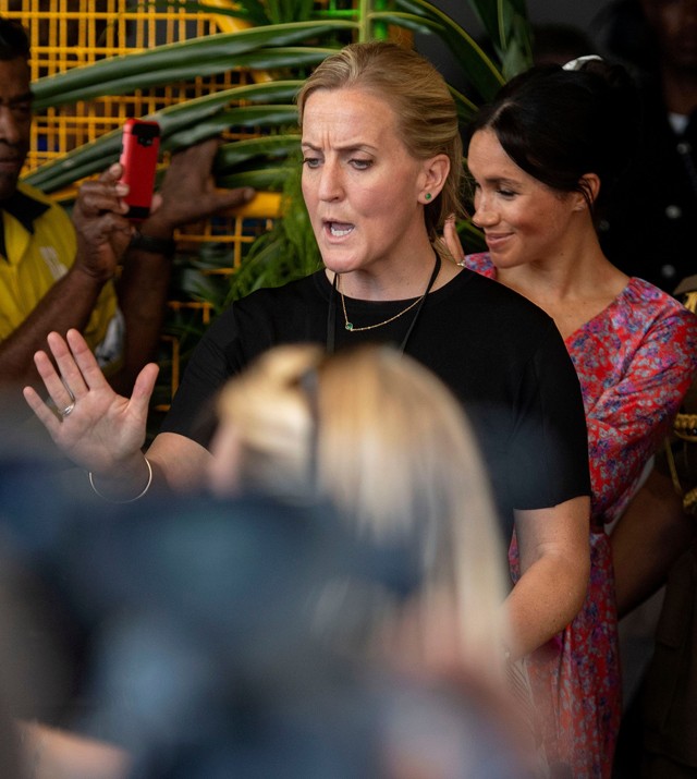 Meghan Markle és testőre