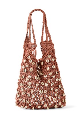 Gyöngyös rafia táska MANGO 13995 Ft