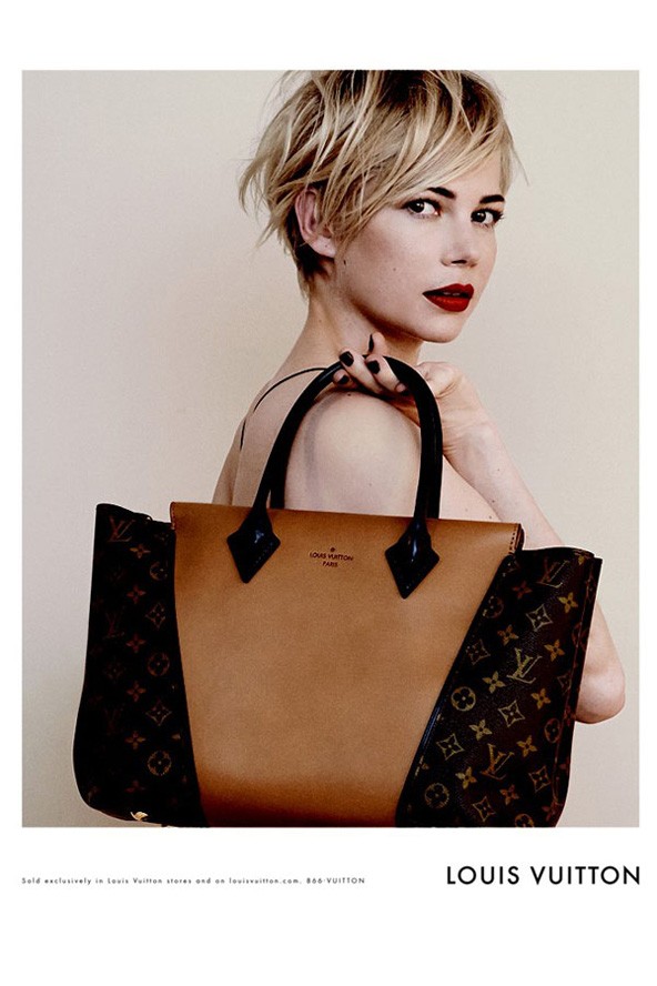 Michelle Williams ultradögös Louis Vuitton reklámarc