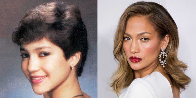 jennifer lopez, tablókép, középiskola, fotó, régi fotó, blake lively, nicki minaj