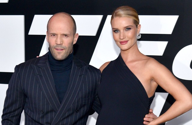 Rosie Huntington-Whiteley és jegyese, Jason Statham