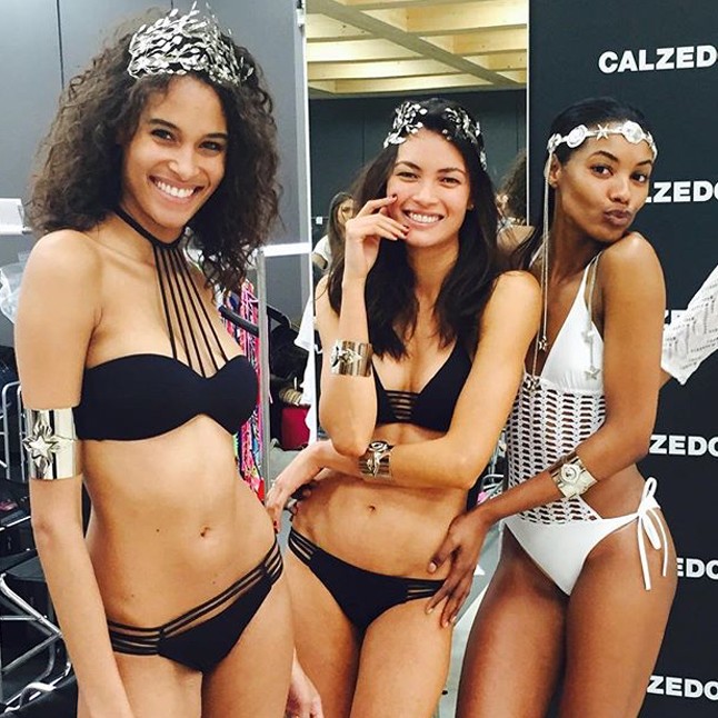 calzedonia, bikini, fehérnemű, fürdőruha, bemutató, show, cindy bruna, mrs fusetti, interjú