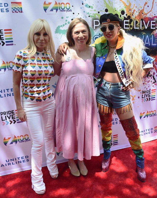 Donatella Versace, Chelsea Clinton, Lady Gaga