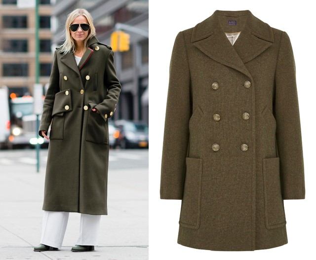 katonai stílus, trend, őszi trend, divattrend, bakancs, katonai, egyenruha, uniformis