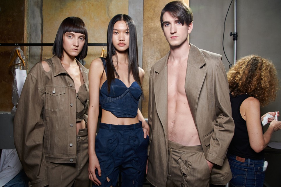 Kata Szegedi 2024 tavasz-nyár baclstage, Budapest Select, Milan Fashion Week