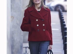 A spanyol királyné tökéletes business lookja