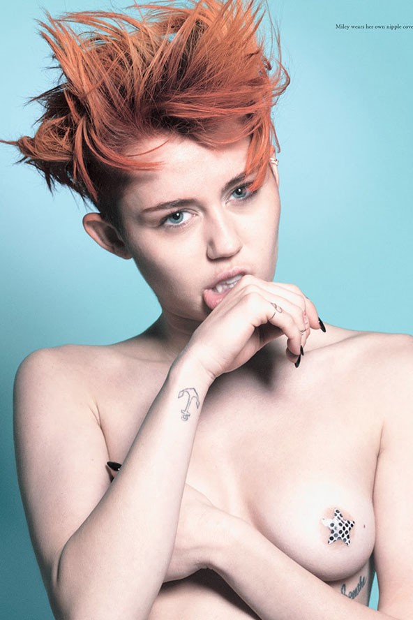 Miley tavaly a Love magazinban